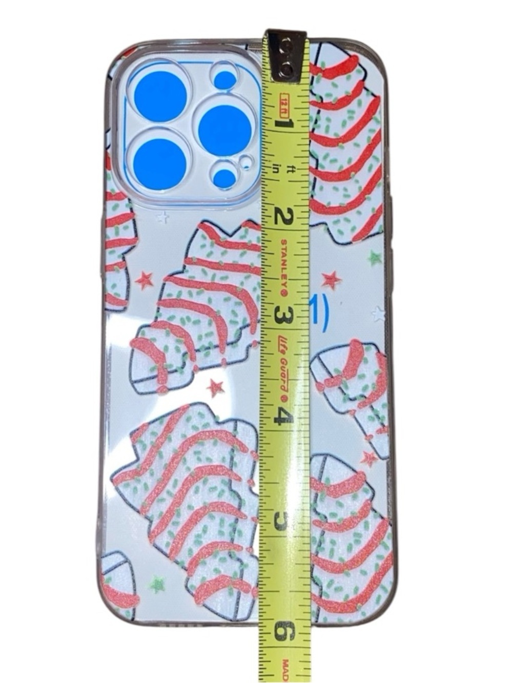 NEW IPHONE 13 PRO PHONE CASE -Little Debbies Christmas Snack Cakes Pattern - Picture 3 of 7